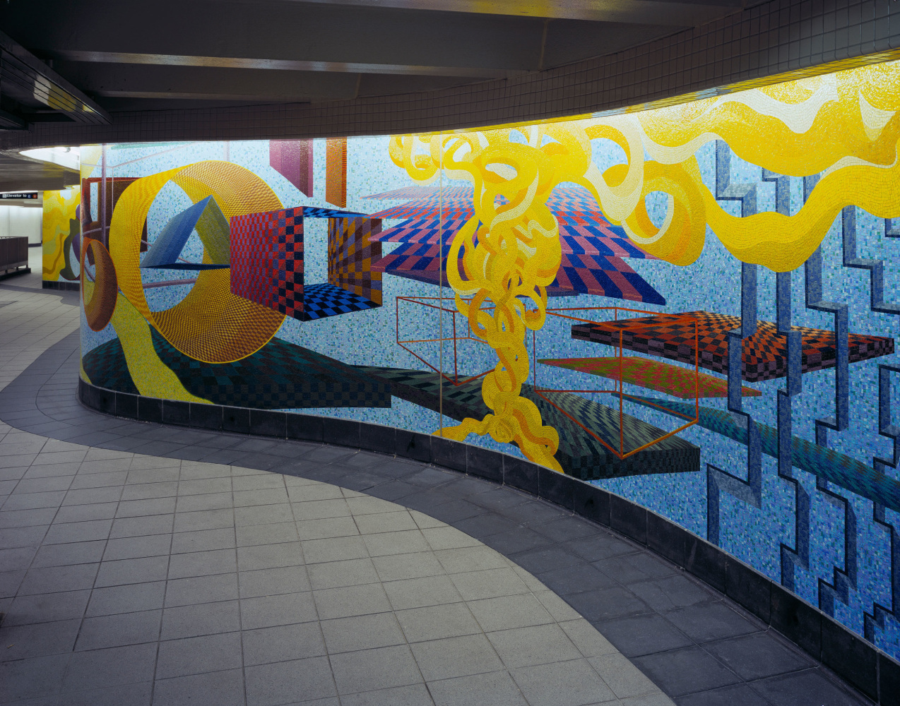 Passing Through (detail)

2004

Glass mosaic

Lexington Avenue - 53rd Street Subway Station, Metropolitan Transit Authority Arts for Transit, New York, New York
