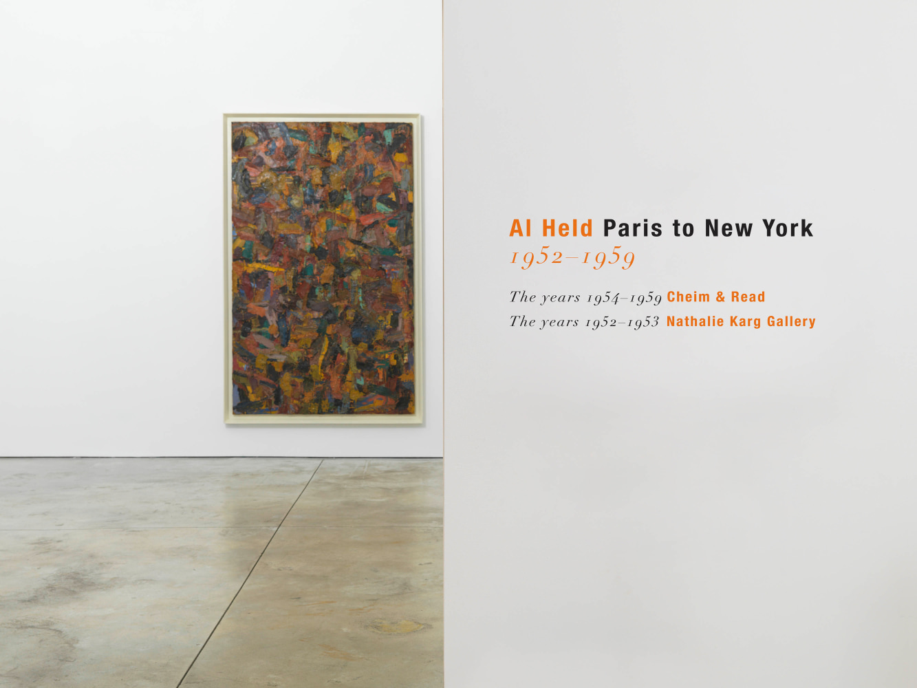 Al Held: Paris to New York, 1952-69