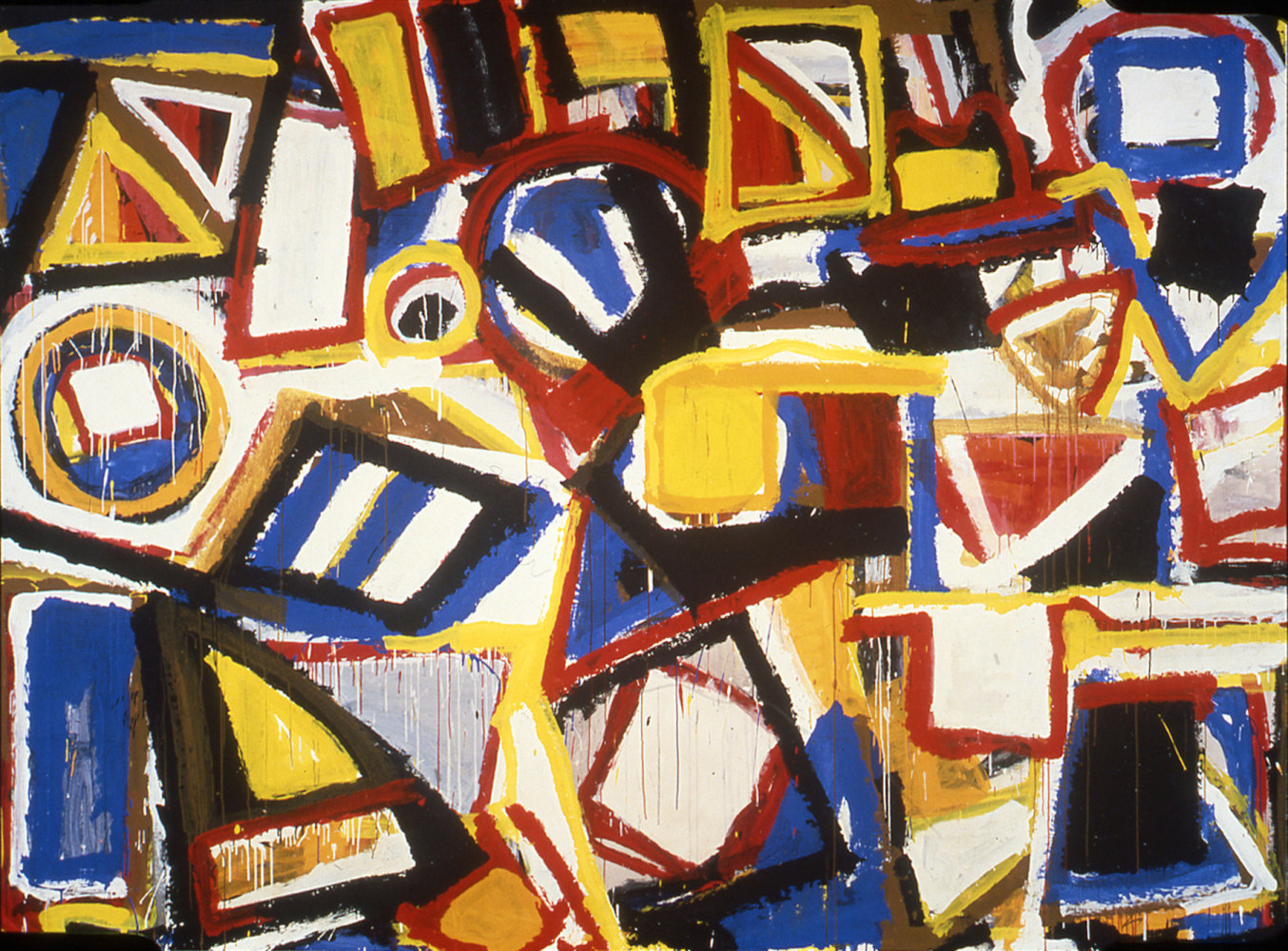 Taxi Cab I

1959

Acrylic on paper mounted on canvas

107 1/2 x 146 1/2 inches

Collection of the Museum of Fine Arts, Houston