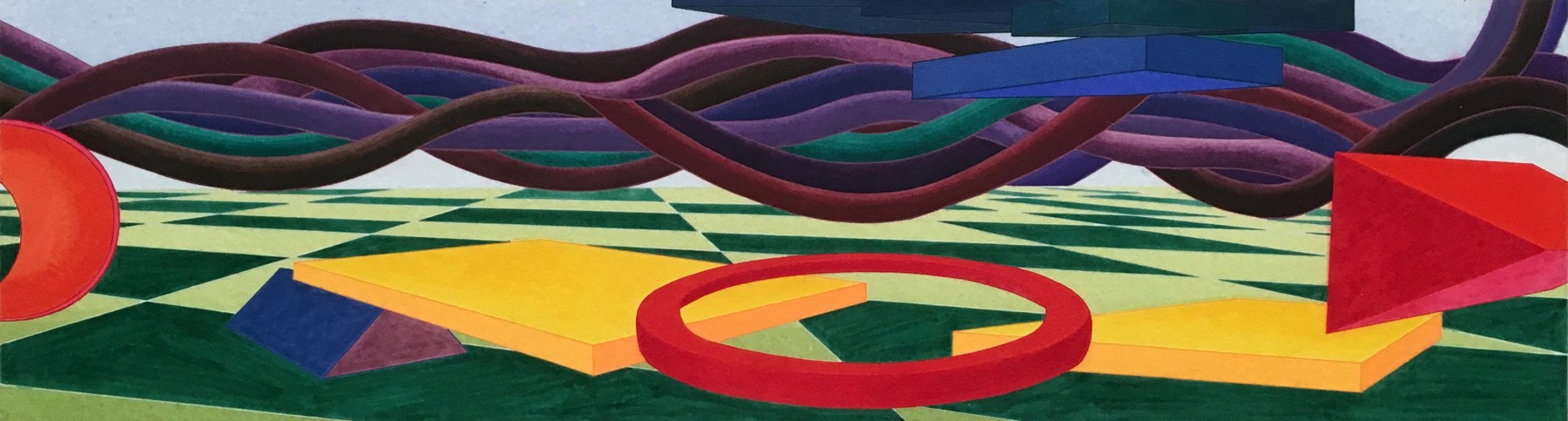 Prime Moments I

1999

Screenprint with hand additions

13 5/8 x 39 inches

Published by Tyler Graphics Ltd., edition of 14