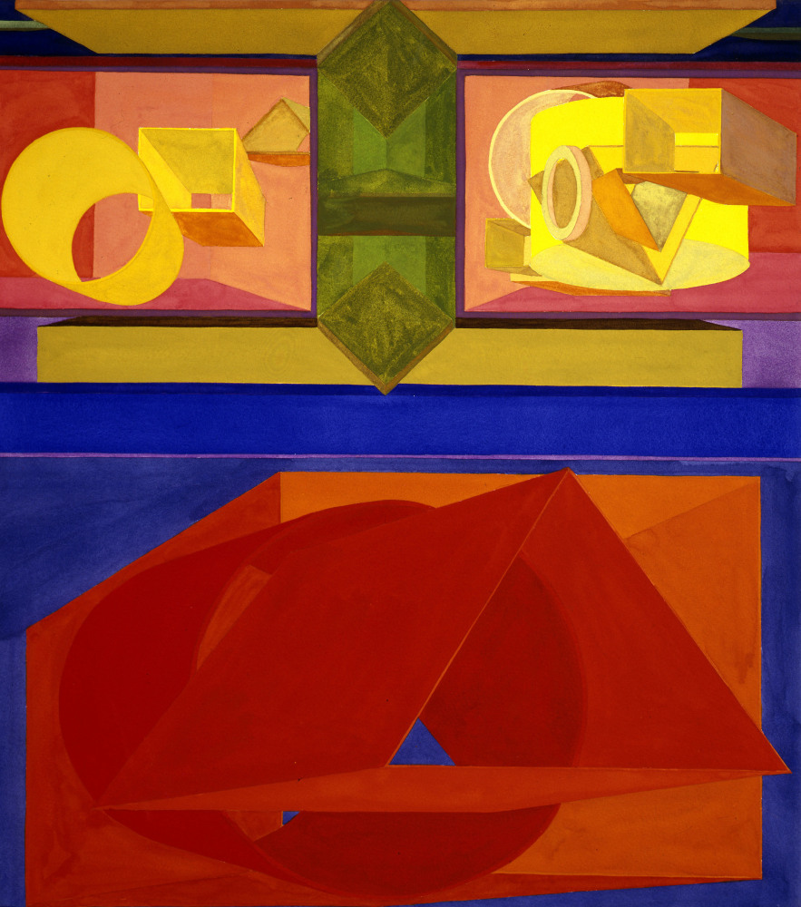 Primo 8

1990

Watercolor on paper mounted on board

29 1/8 x 26 3/8 inches