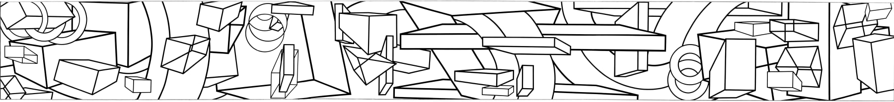 Rothko's Canvas
1969-70
Acrylic on canvas
10 x 90 feet
Governor Nelson A. Rockefeller Empire State Plaza, Albany, New York