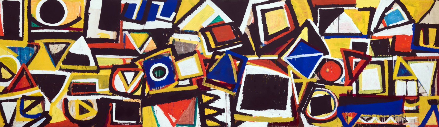 Taxi Cab III

1959

Acrylic on paper mounted on canvas

107 1/2 x 368 1/2 inches

Collection of the Metropolian Museum of Art, New York