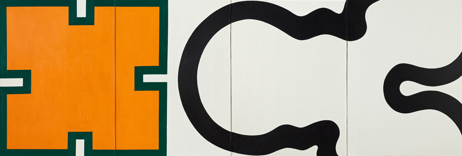 Genesis

1963

Acrylic on canvas

114 x 336 inches

On permanent loan to the Schalager Museum, Basel