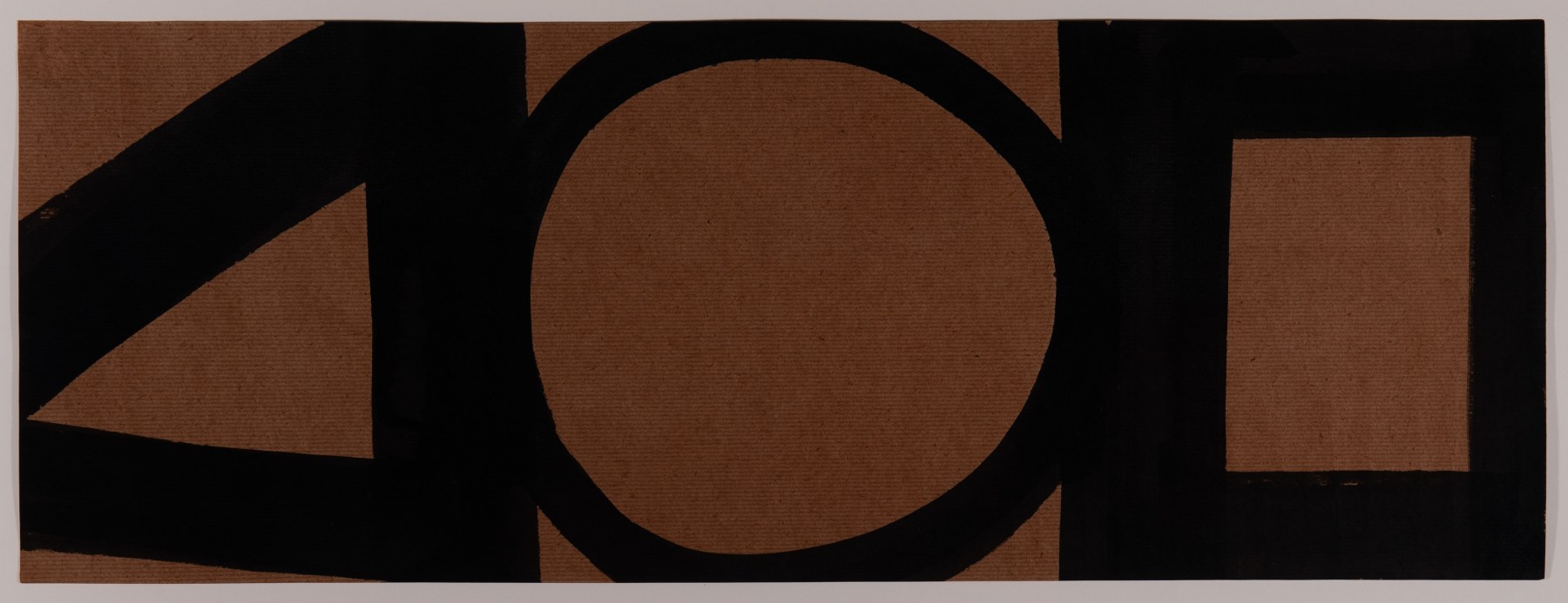 Triangle, Square, Circle

c. 1965

Ink on paper

10 1/2 x 28 1/4 inches