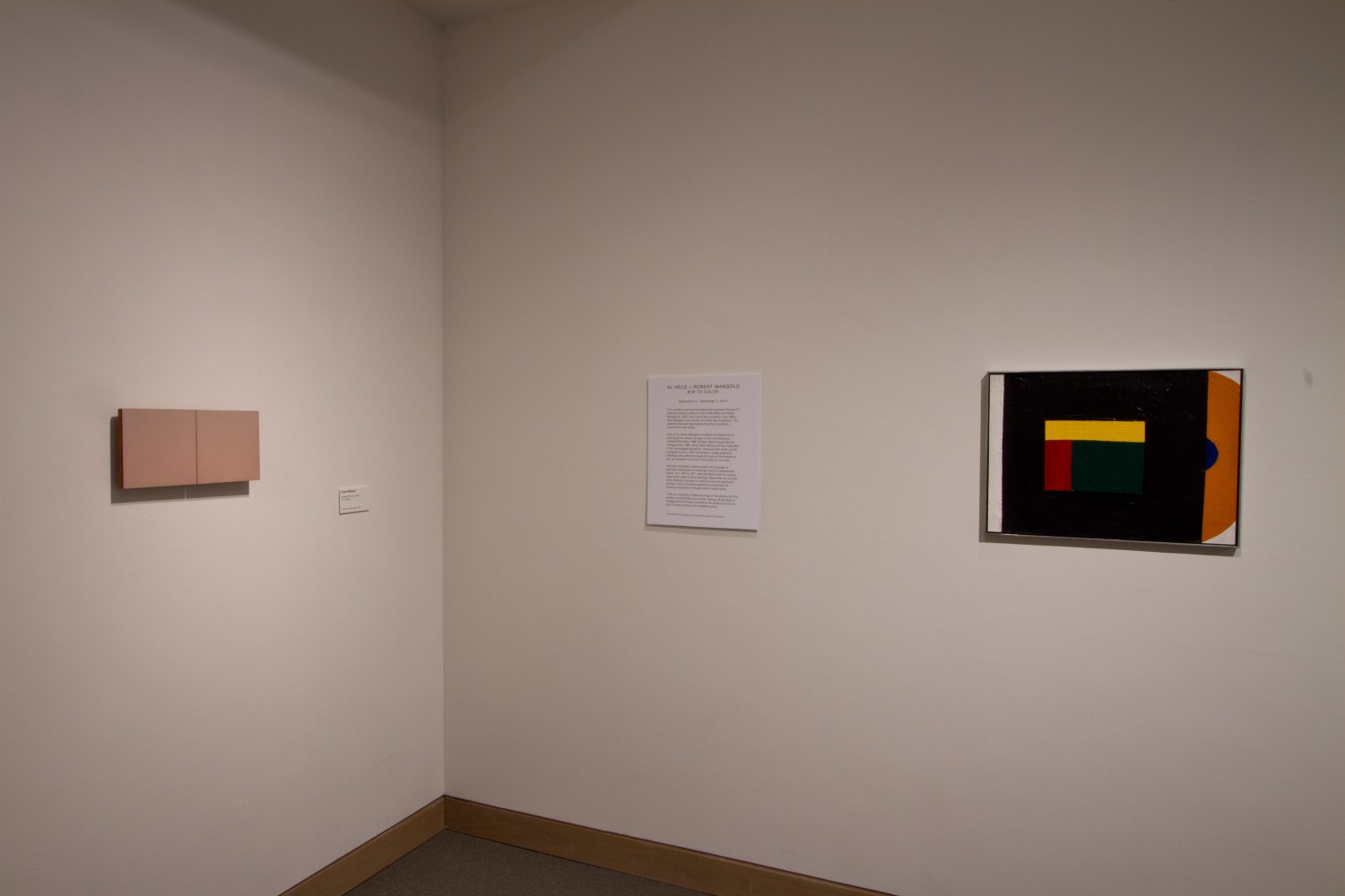 Al Held &amp; Robert Mangold: B/W &amp; Color