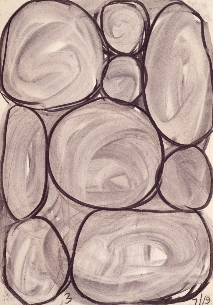 Untitled, 1954
Charcoal on paper
17 3/8 &amp;times; 12 1/8 in. (44.1 &amp;times; 30.8 cm)