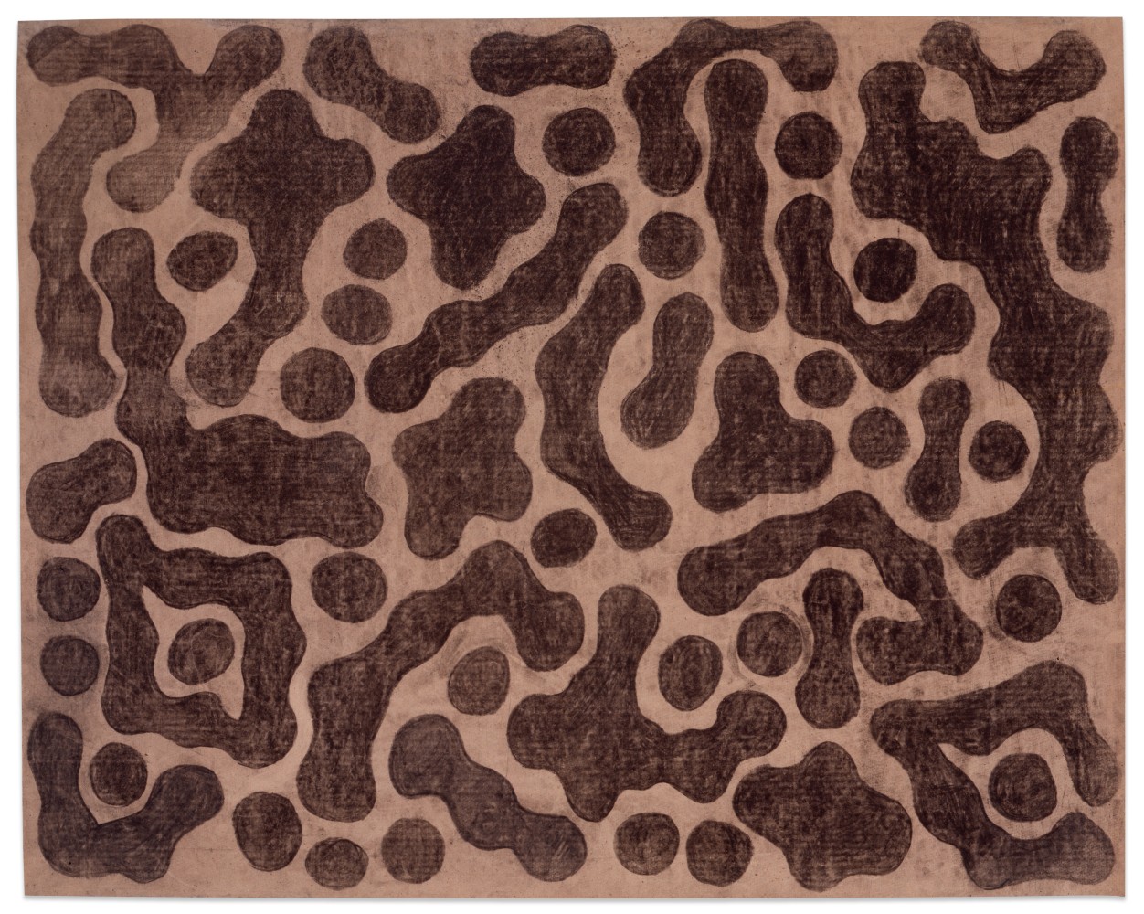 Untitled, 1953&amp;ndash;55
Charcoal on brown paper
31 3/4 &amp;times; 39 1/4 in. (80.6 &amp;times; 99.7 cm)
The Museum of Modern Art, New York