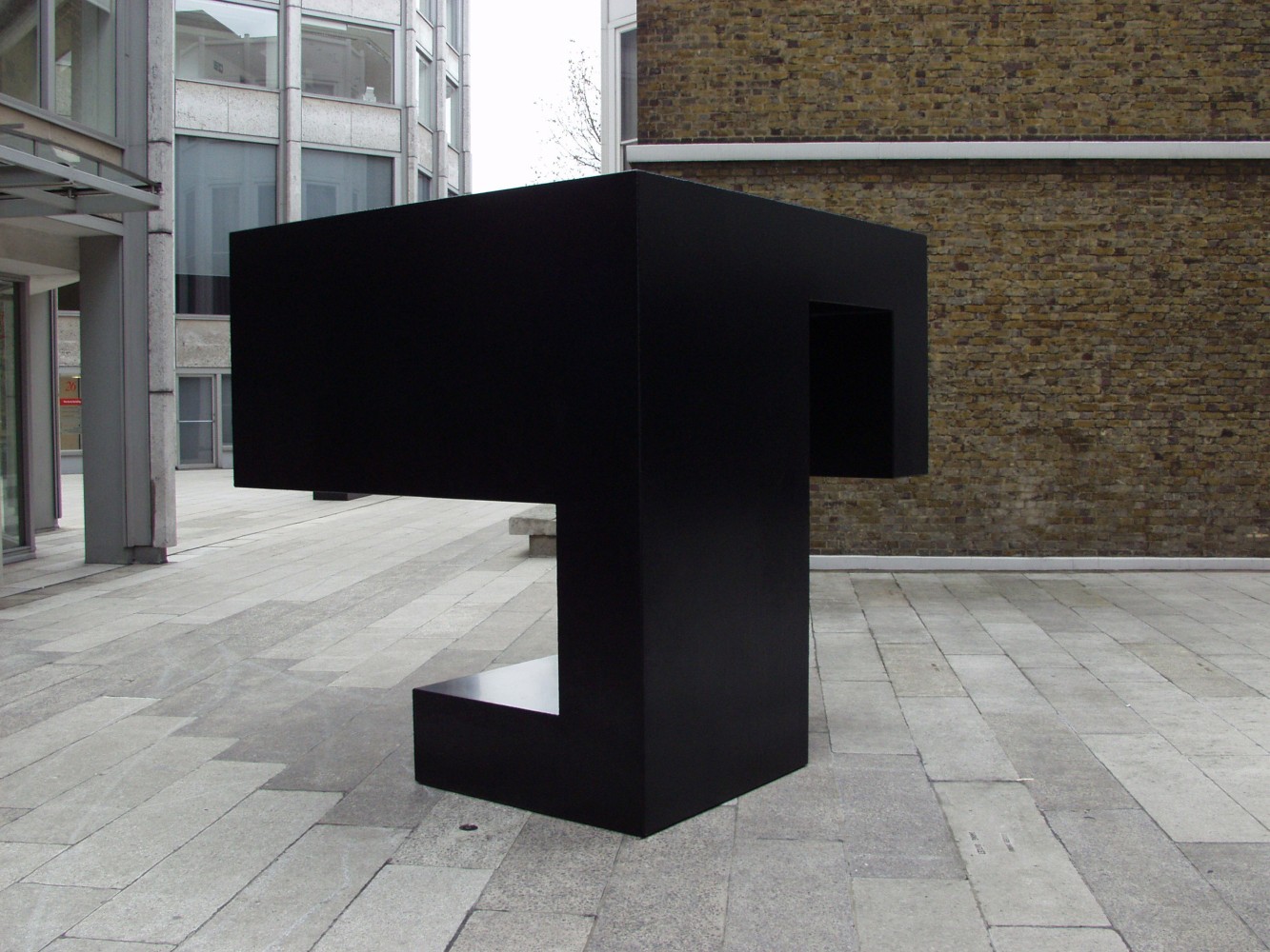 Steel, painted black
8 &amp;times; 8 &amp;times; 8 ft. (243.8 &amp;times; 243.8 &amp;times; 243.8 cm), edition 3/3
Private collection