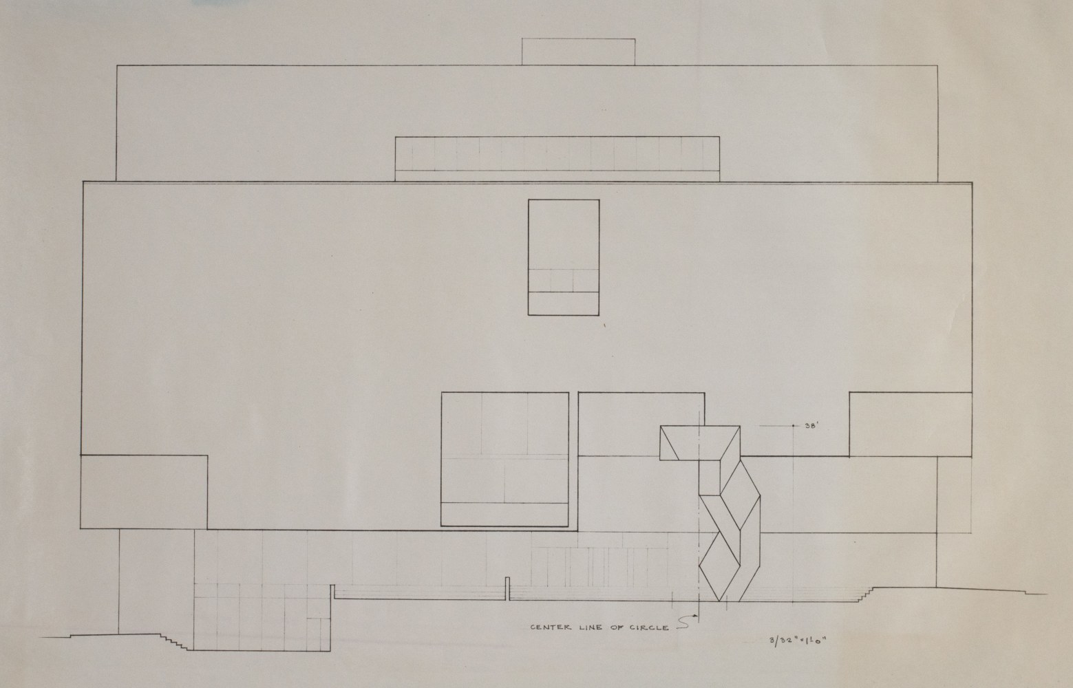 Plan for Atlanta Central Library Commission, 1980
38 ft. (11.58 m) high
Unrealized