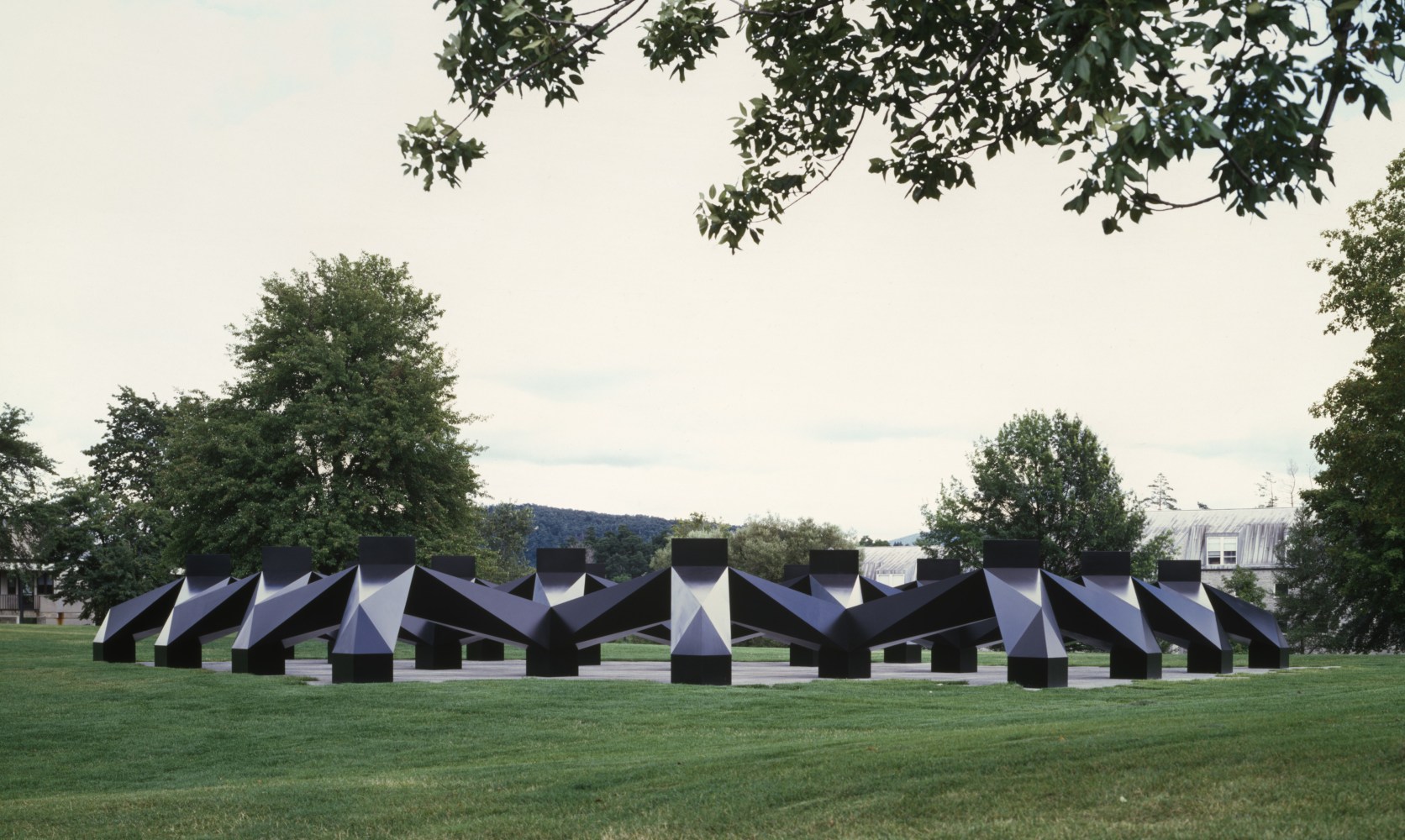 Aluminum, painted black
6 ft. 10 in. &amp;times; 78 ft. &amp;times; 64 ft. (2.08 &amp;times; 23.77 &amp;times; 19.51 m), edition 1/3
Middlebury College Museum of Art, VT
