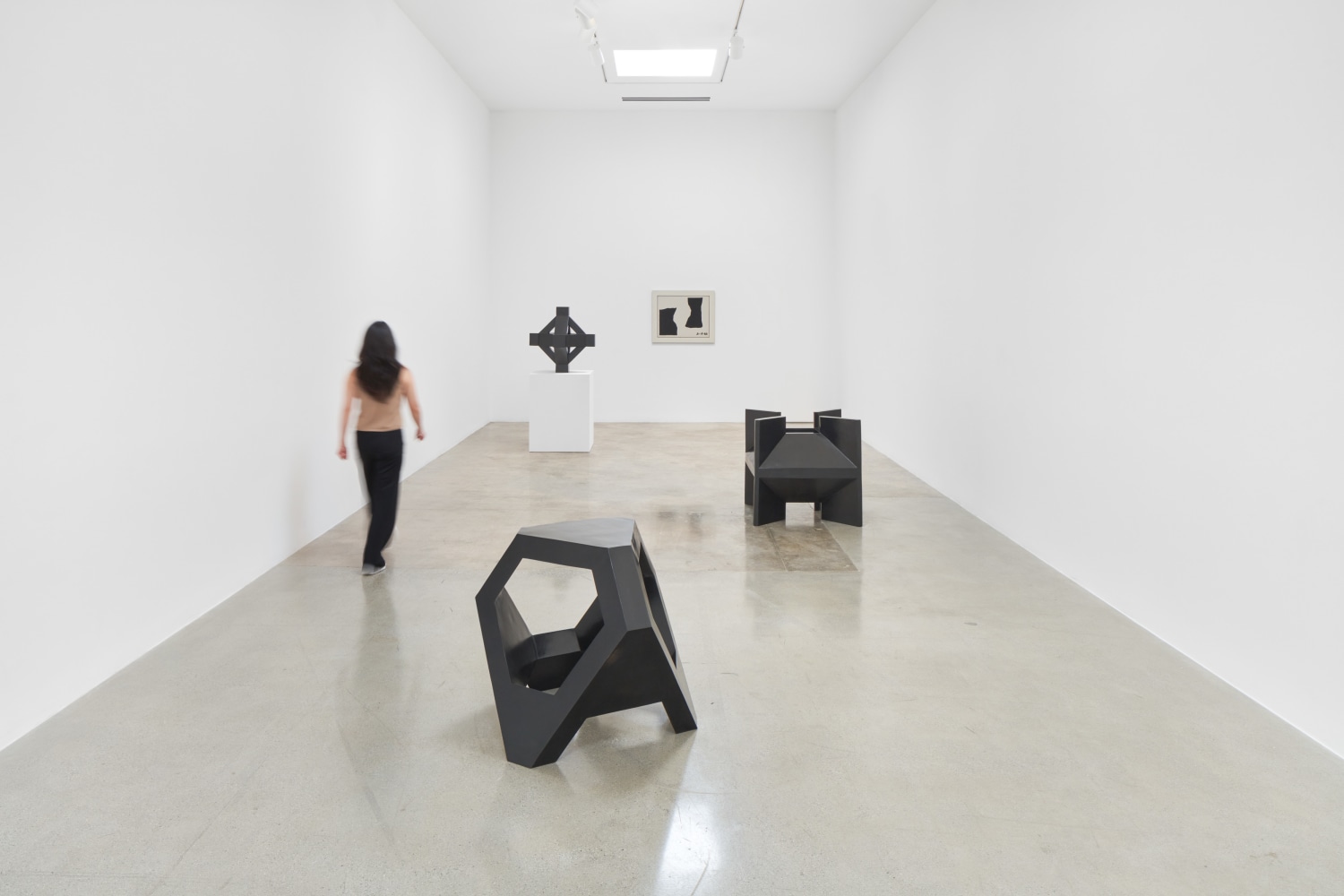 Foreground: Generation
Left to right: Cross, Untitled painting, Tower of the Winds