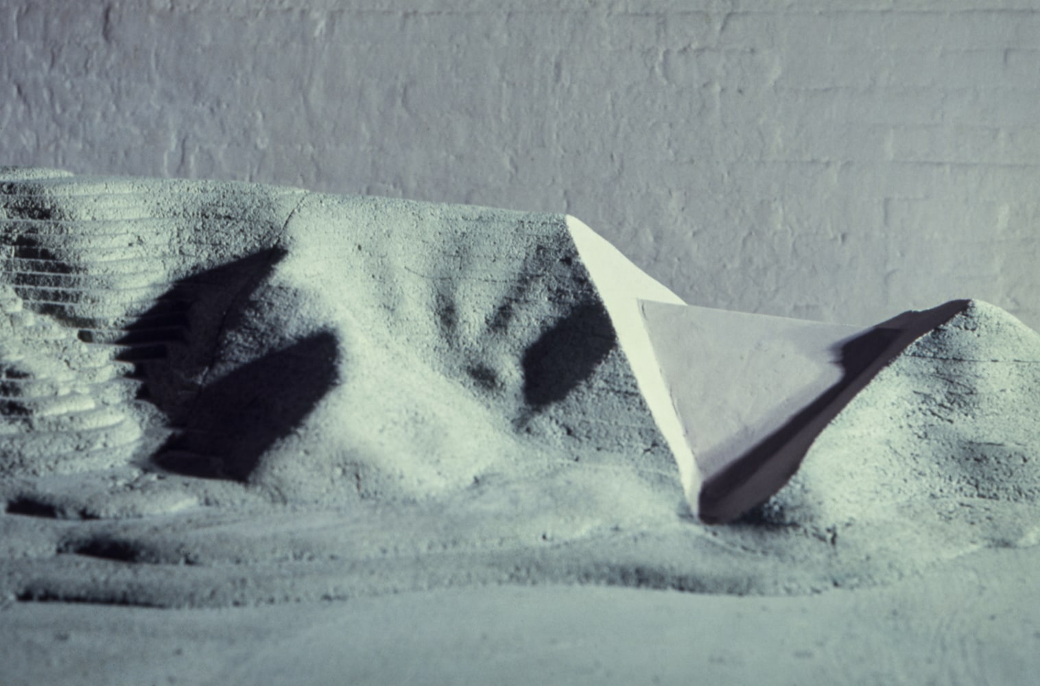 Styrofoam, green
3 &amp;times; 24 &amp;times; 28 in. (7.6 &amp;times; 61 &amp;times; 71.1 cm)