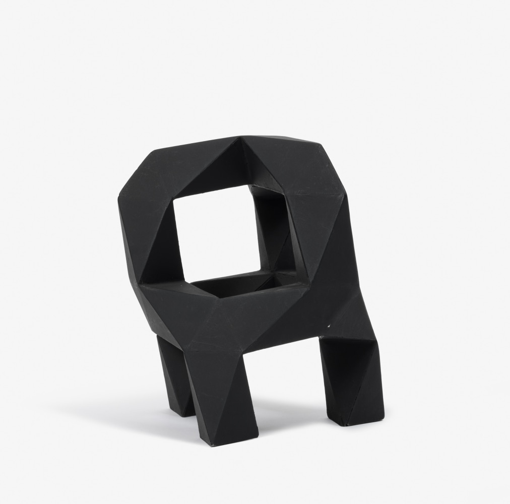 Fiberboard, painted black
7 1/2&amp;nbsp;&amp;times; 6 &amp;times; 7 in. (19.1 &amp;times; 15.2 &amp;times; 17.8 cm)