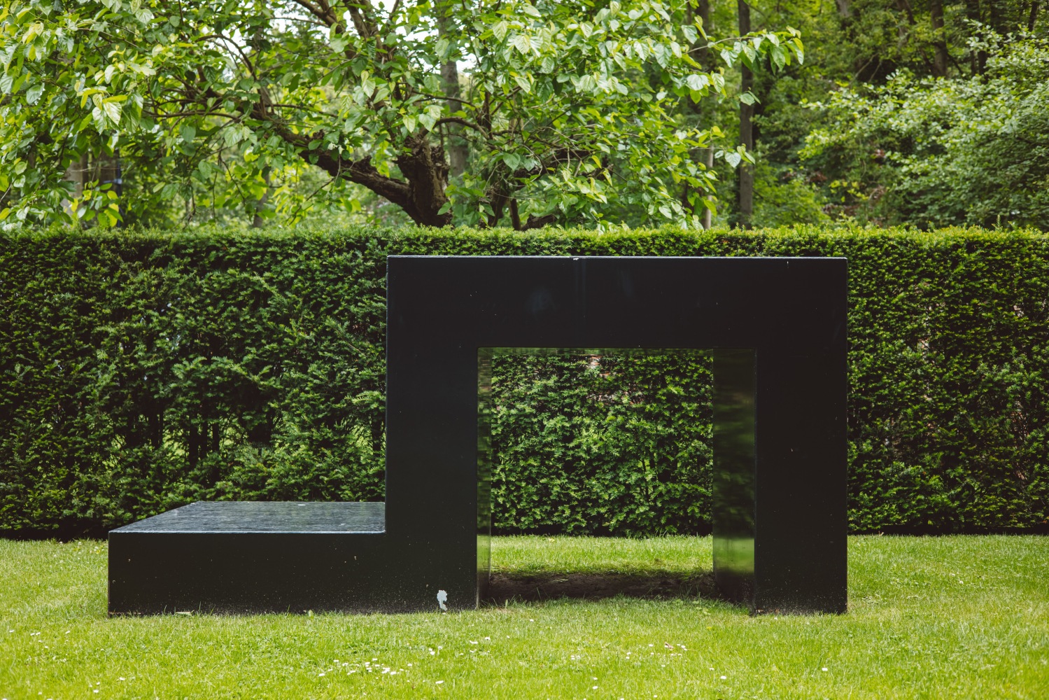 Steel, painted black
5 ft. 4 in. &amp;times; 10 ft. 8 in. &amp;times; 5 ft. 4 in. (162.6 &amp;times; 325.1 &amp;times; 162.6 cm), edition 2/3
Don Quixote Foundation