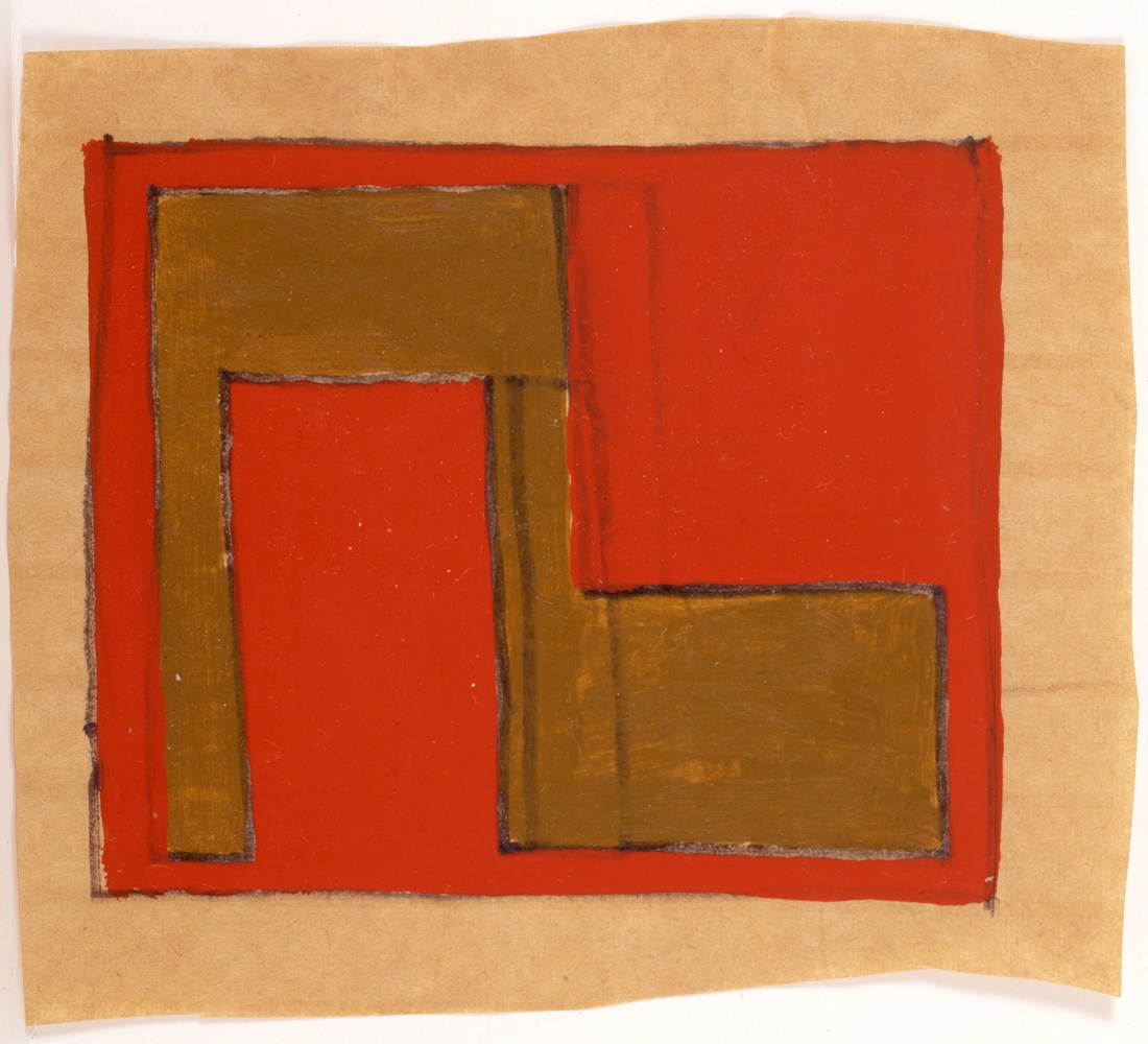 Untitled, ca. 1960s
Gouache on paper
4 1/2 &amp;times; 5 1/8 in. (11.4 &amp;times; 13 cm)