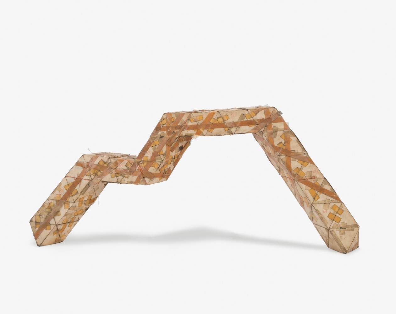 Card stock and tape
20 &amp;times; 44 &amp;times; 8 in. (50.8 &amp;times; 111.8 &amp;times; 20.3 cm)