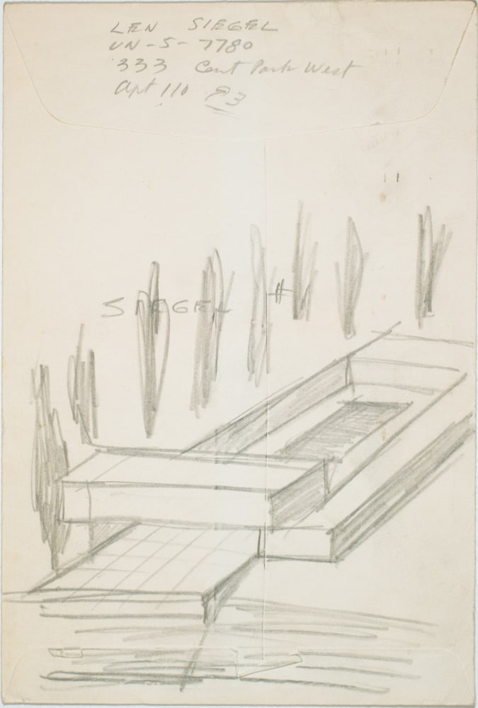 Sketch, graphite on paper
9 1/2 &amp;times; 6 1/2 in. (24.1 &amp;times; 16.5 cm)