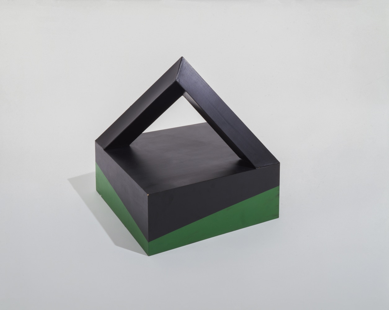 Wood model, painted black and green
26 &amp;times; 23 &amp;times; 23 in. (66 &amp;times; 58.4 &amp;times; 58.4 cm)