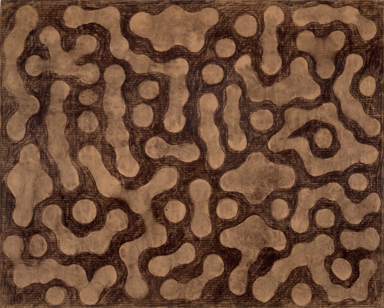 Untitled, 1953&amp;ndash;55
Charcoal on brown paper
31 3/4 &amp;times; 39 1/4 in. (80.6 &amp;times; 99.7 cm)
The Metropolitan Museum of Art, New York