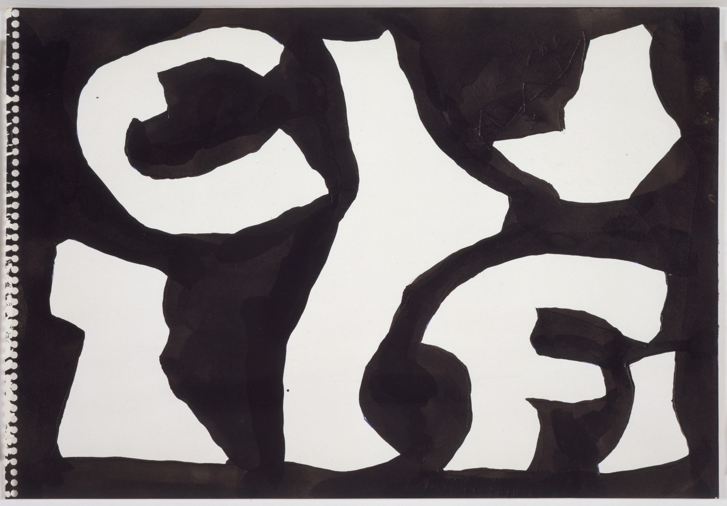 Untitled, 1970
Ink on paper
9 &amp;times; 12 15/16 in. (22.9 &amp;times; 32.9 cm)