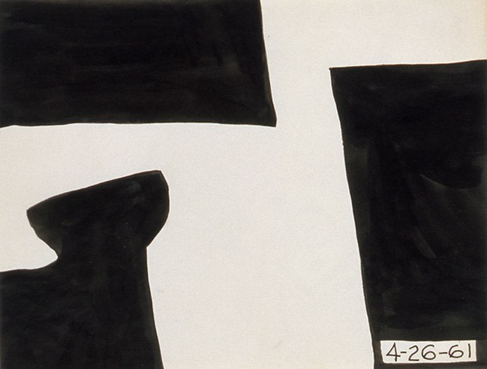 Untitled, 1961
Ink on paper
8 3/8 &amp;times; 10 7/8 in. (21.3 &amp;times; 27.6 cm)
Whitney Museum of American Art
