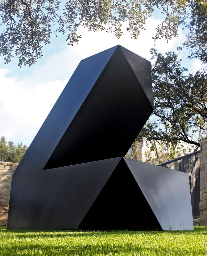 Steel, painted black
11 ft. 4 in. &amp;times; 13 ft. 10 in. &amp;times; 9 ft. 3 in. (345.4 &amp;times; 421.6 &amp;times; 281.9 cm), edition AP
Private collection