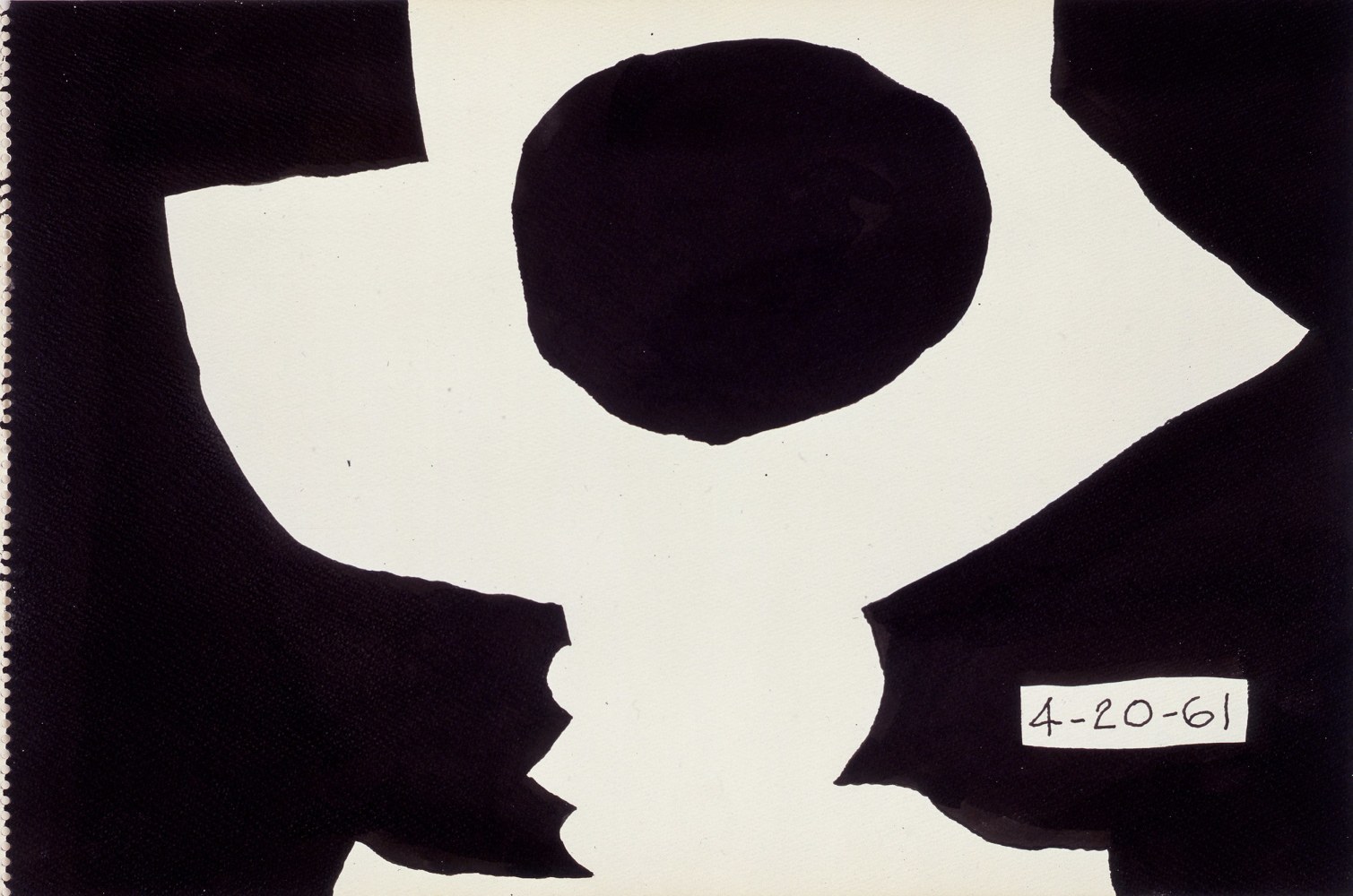 Untitled, 1961
Ink on paper
11 3/4 &amp;times; 17 11/16 in. (29.8 &amp;times; 44.9 cm)