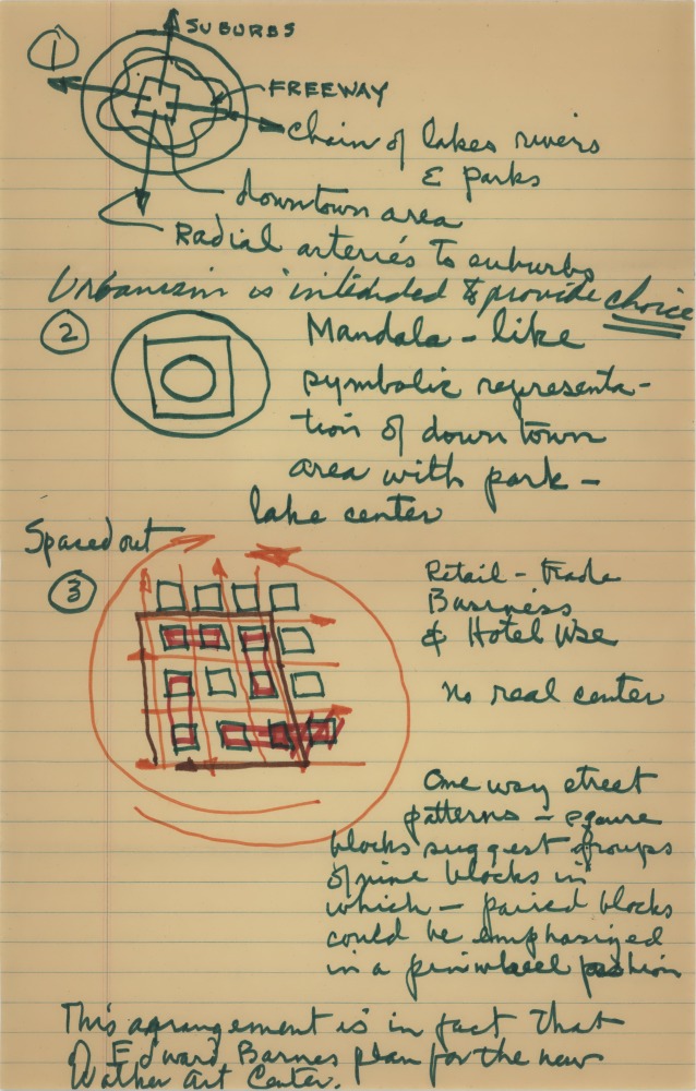 Ink on ruled paper, 14 &amp;times; 8 1/2 in. (35.6 &amp;times; 21.6 cm)