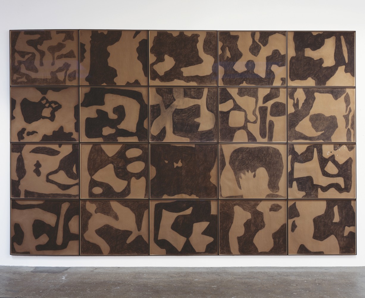 Untitled, 1954
Charcoal on paper
Set of 20 drawings, 31 3/4 x 39 1/4 in. (80.6 &amp;times; 99.7 cm) each; 10 ft. 7 in. x 16 ft. 4 in. overall