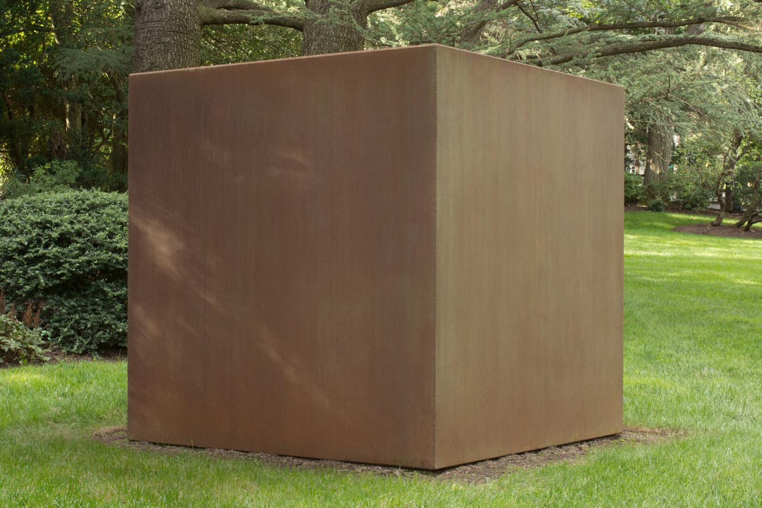 Steel, oiled finish
6 &amp;times; 6 &amp;times; 6 ft. (182.9 &amp;times; 182.9 &amp;times; 182.9 cm), edition 3/3
Philadelphia Museum of Art