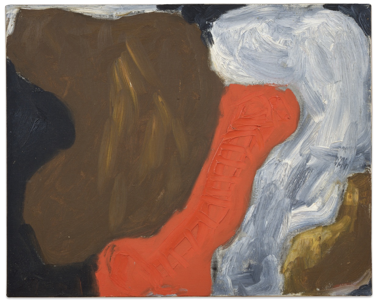 Untitled, 1959&amp;ndash;60
Oil on canvas
16 &amp;times; 20 in. (40.6 &amp;times; 50.8 cm)