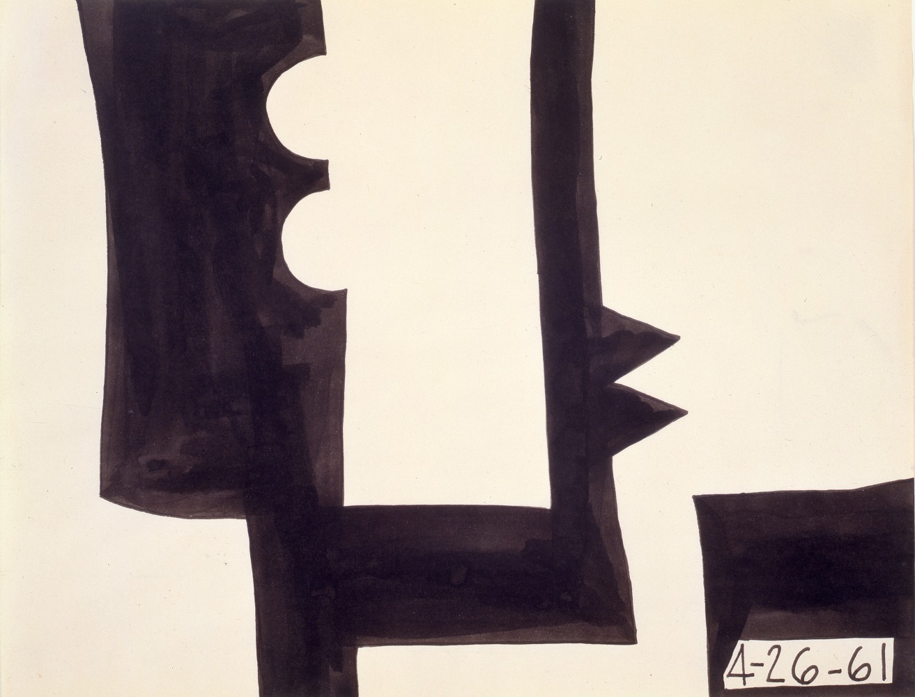 Untitled, 1961
Ink on paper
8 3/8 &amp;times; 10 7/8 in. (21.3 &amp;times; 27.6 cm)
The Museum of Modern Art