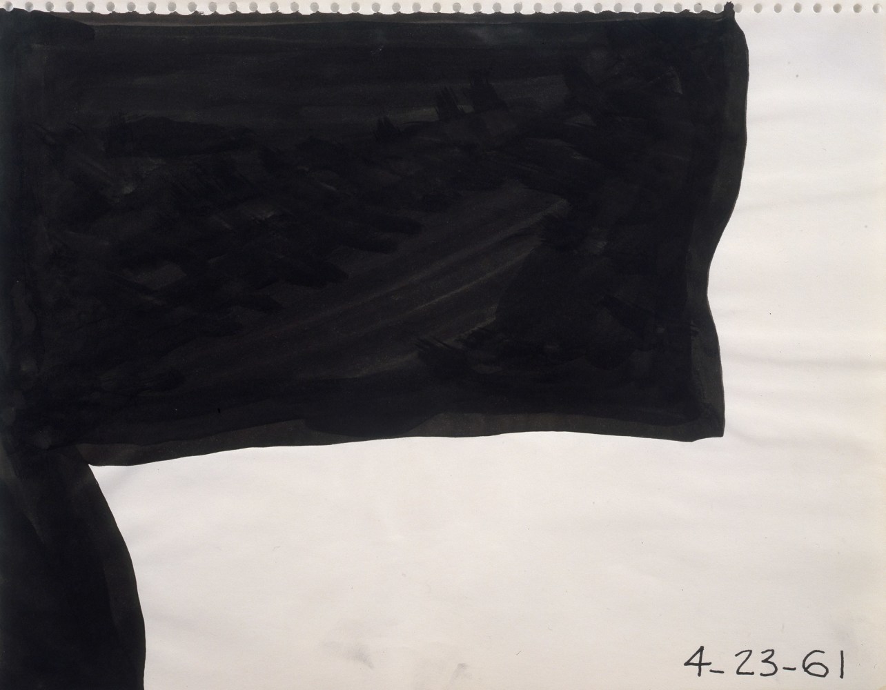 Untitled, 1961
Ink on paper
11 &amp;times; 13 7/8 in. (27.9 &amp;times; 35.2 cm)