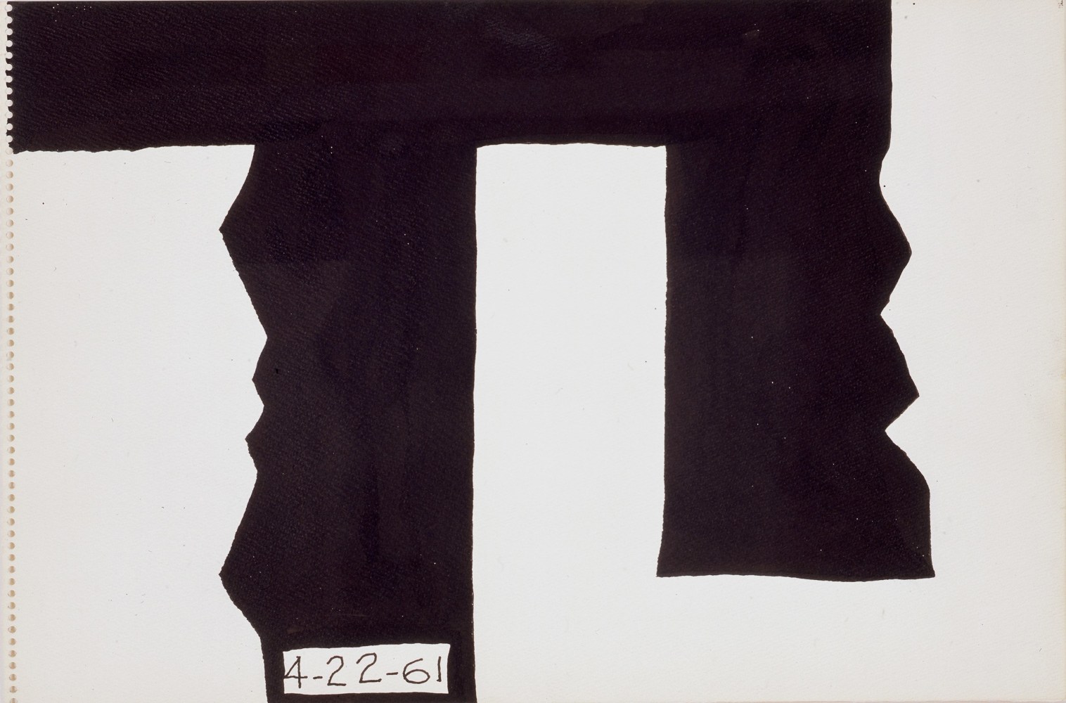 Untitled, 1961
Ink on paper
11 3/4 &amp;times; 17 11/16 in. (29.8 &amp;times; 44.9 cm)
