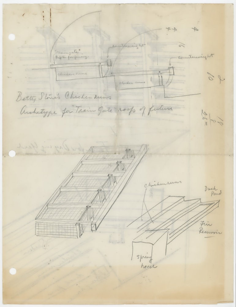 Sketch, graphite on paper
11 &amp;times; 8 1/2 in. (27.9 &amp;times; 21.6 cm)