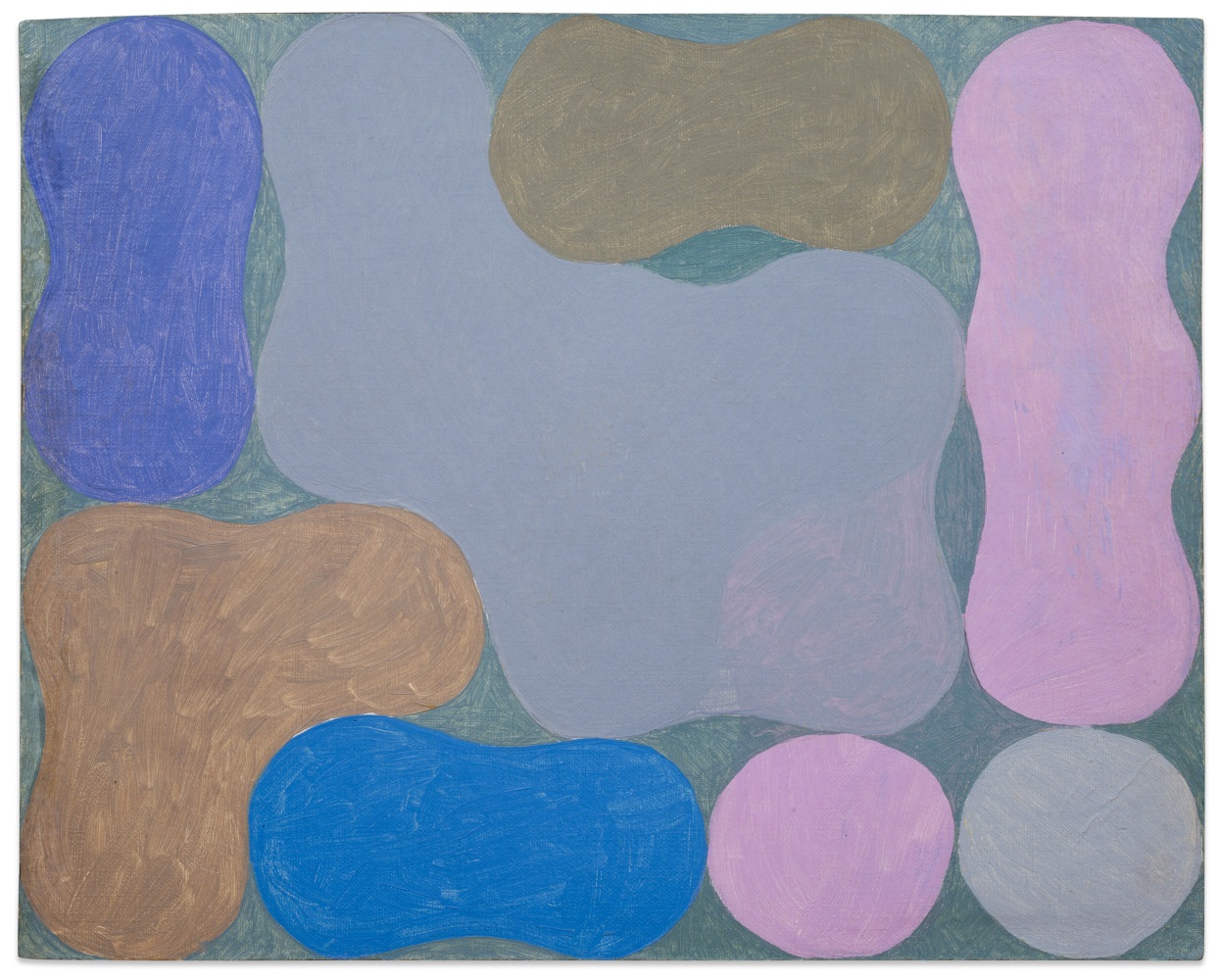 Untitled, 1953&amp;ndash;54
Oil on board
15 3/4 &amp;times; 19 1/2 in. (40 &amp;times; 49.5 cm)