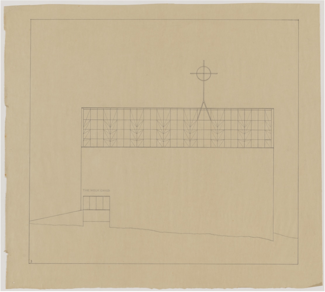 Section, graphite on tracing paper
18 3/8 &amp;times; 18 3/4 in. (46.7 &amp;times; 47.6 cm)