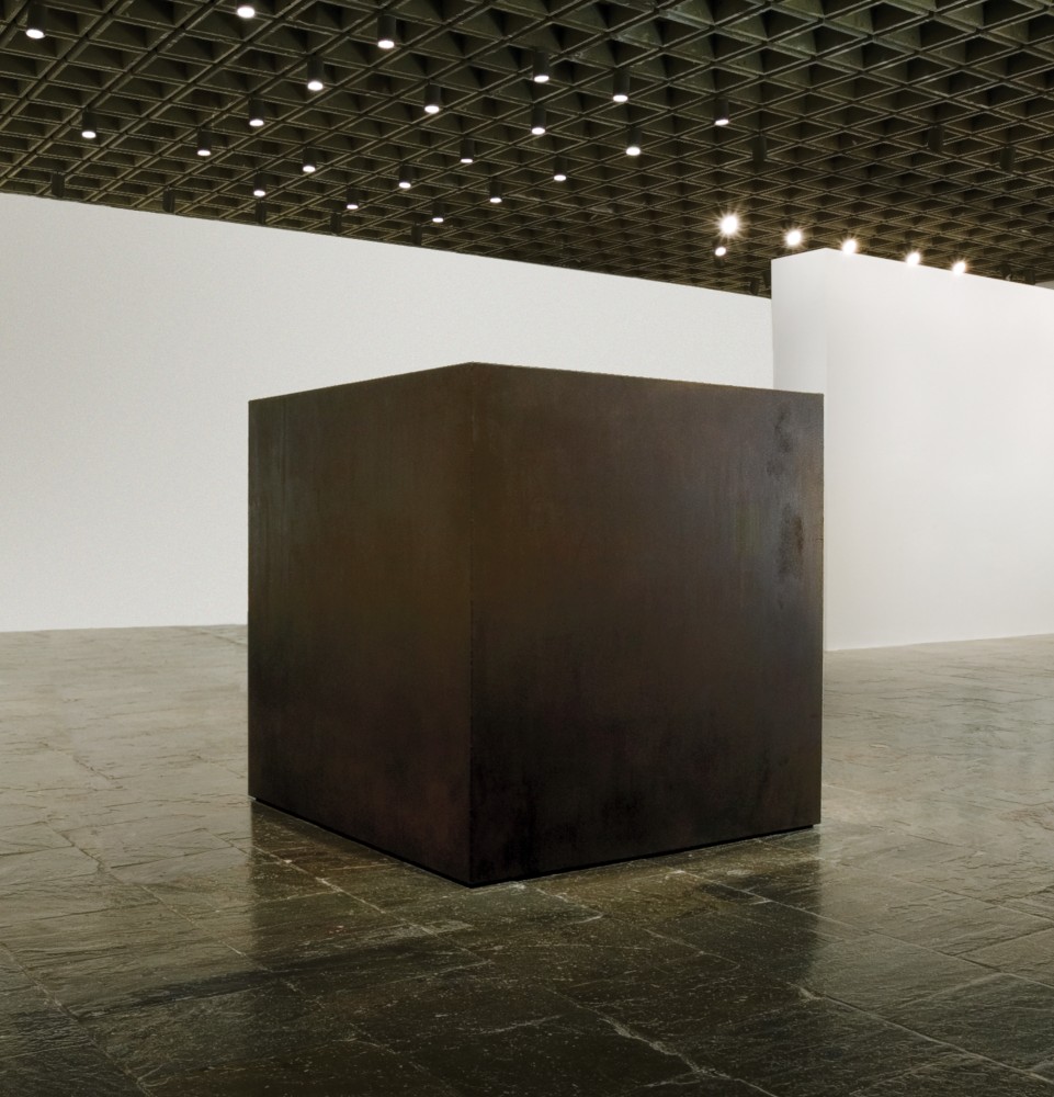 Steel, oiled finish
6 &amp;times; 6 &amp;times; 6 ft. (182.9 &amp;times; 182.9 &amp;times; 182.9 cm), edition 1/3
Whitney Museum of American Art, New York