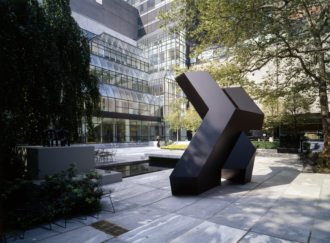 Steel, painted black
11 ft. 6 in. &amp;times; 15 ft. &amp;times; 7 ft. 4 in. (350.5 &amp;times; 457.2 &amp;times; 223.5 cm), edition 1/3
Tony Smith: Architect, Painter, Sculptor.&amp;nbsp;The Museum of Modern Art, New York, 1998