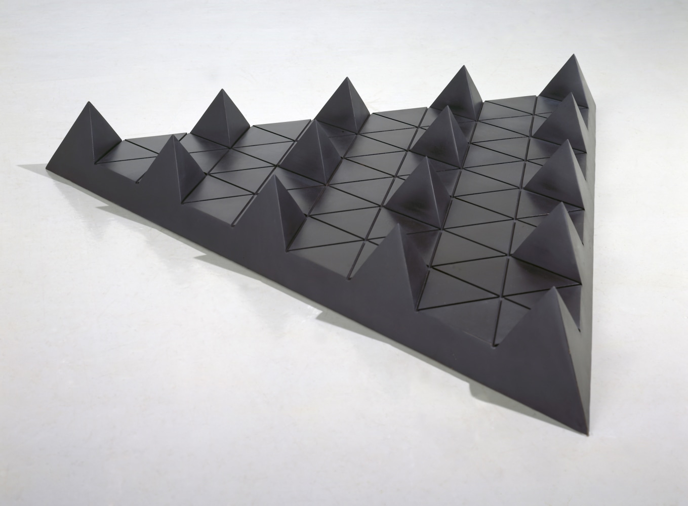 Cast bronze, black patina
7 &amp;times; 55 &amp;times; 55 in. (17.8 &amp;times; 139.7 &amp;times; 139.7 cm), edition 1/6
Private collection