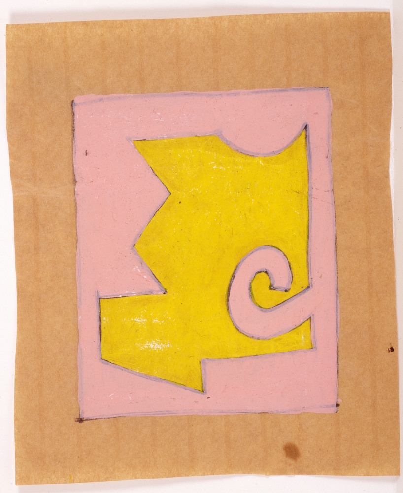 Untitled, ca. 1960s
Gouache on paper
6 &amp;times; 5 in. (15.2 &amp;times; 12.7 cm)