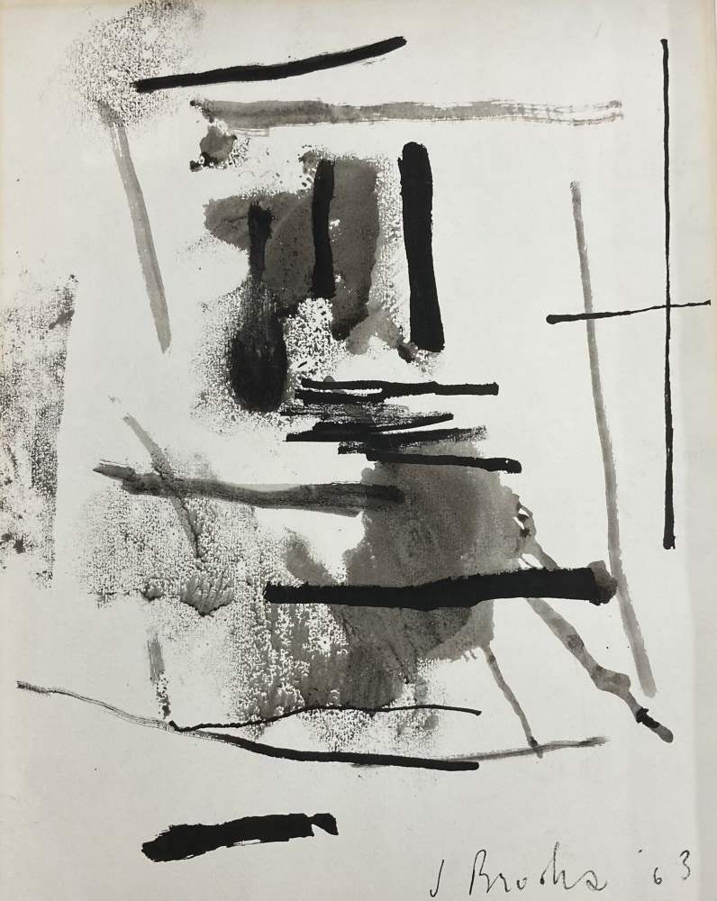 abstract drawing in black and white that looks a bit like caligraphy