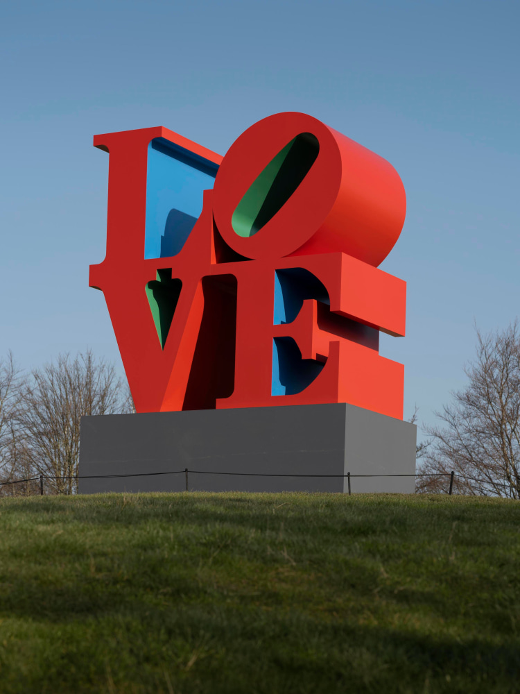 Robert Indiana, LOVE (Red Blue Green), 1966–1998