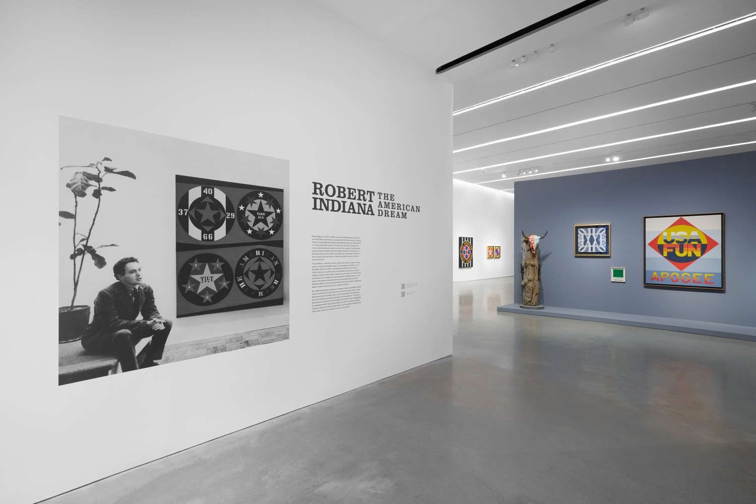 Installation view of Robert Indiana: The American Dream, Pace Gallery, New York,&amp;nbsp;May 9&amp;ndash;August 15, 2025