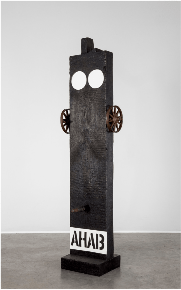 Ahab

1962, cast 1991

Painted bronze

60 &amp;times; 11 3/4 &amp;times; 10 3/8 in. (152.4 &amp;times; 29.8 &amp;times; 26.4 cm)

Edition of eight plus two artist proofs.

&amp;nbsp;

Photo: Courtesy of Walla Walla Foundry, Washington; Artwork: &amp;copy; Morgan Art Foundation Ltd./Artists Rights Society (ARS), NY