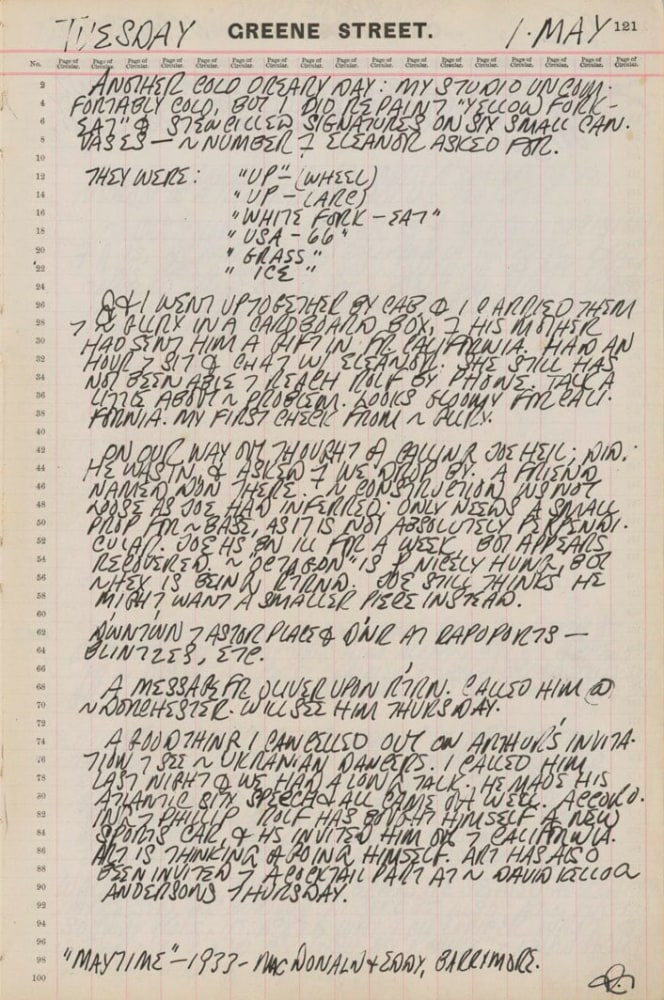 Journal page for May 1, 1962