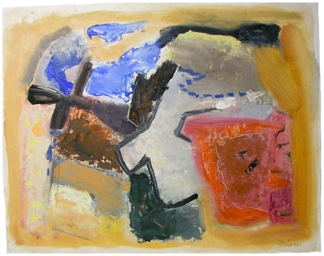 Untitled,&amp;nbsp;1987, oil on paper, 11 x 14 inches