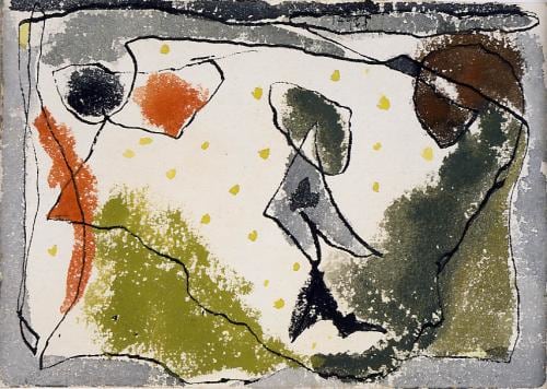 Untitled #1, 1941, watercolor on paper, 5 x 7 inches