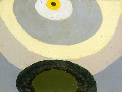 Untitled 8-16-43, 1943, gouache on paper, 2 x 4 inches